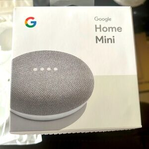 Google Home Mini Smart Speaker in Light Gray